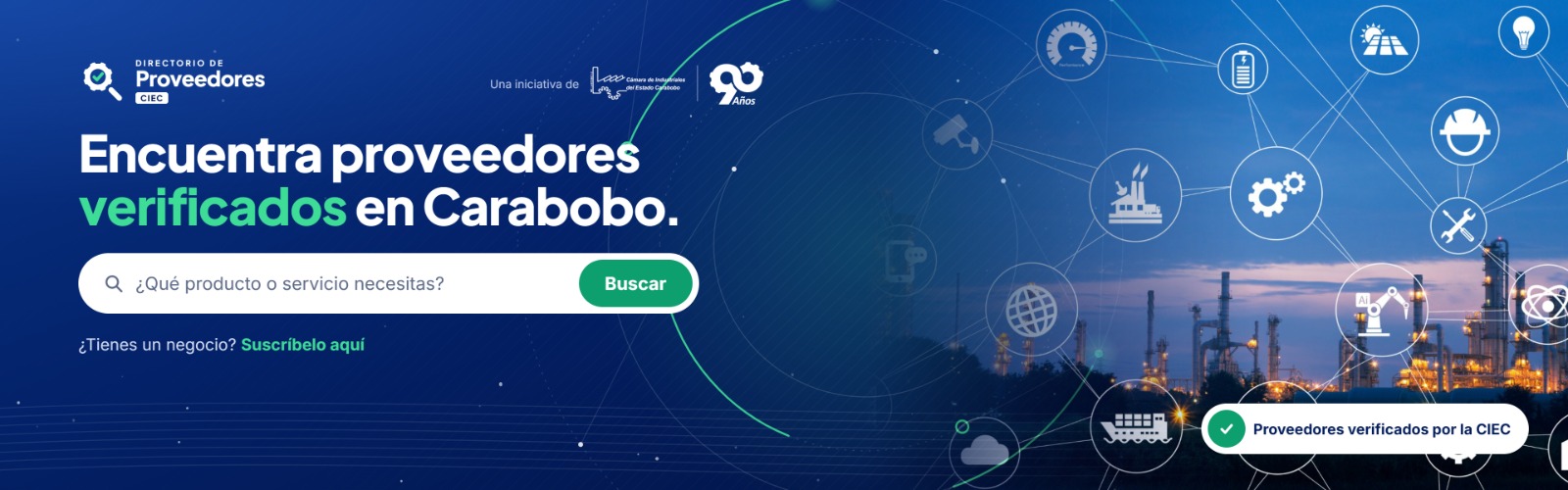 Encuentra proveedores verificados en Carabobo